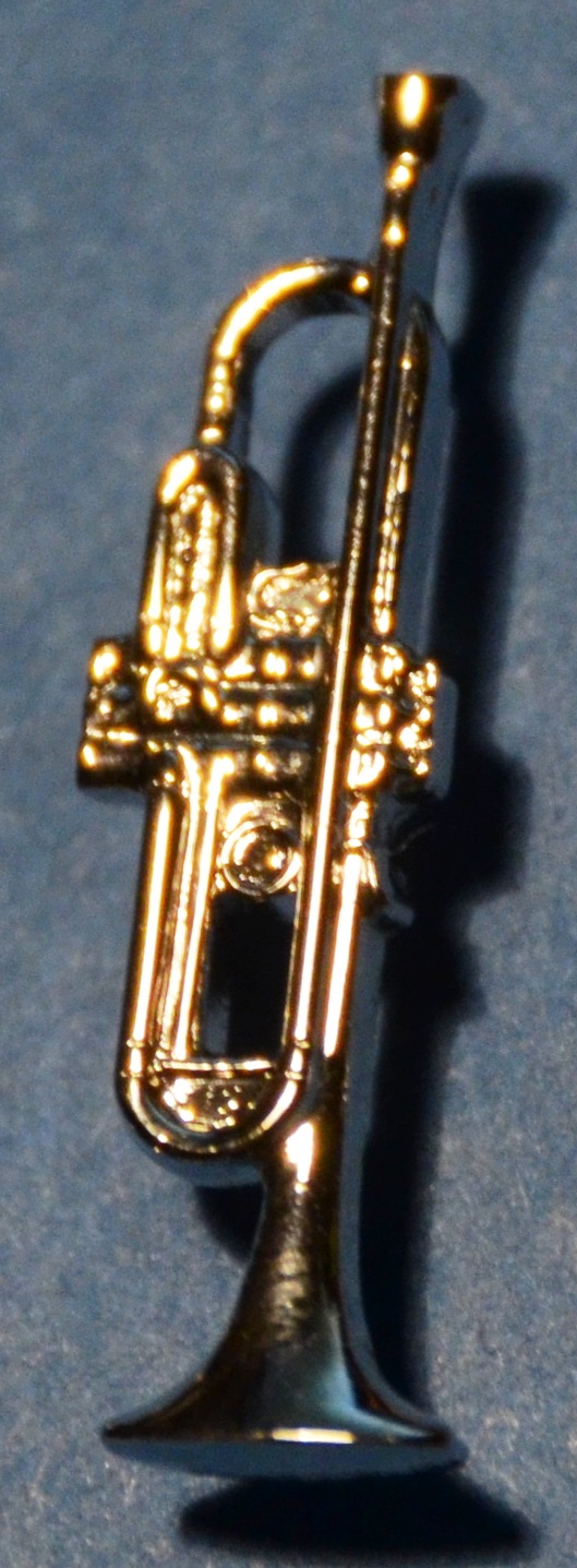 Pin Trumpet Silver