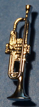Pin Trumpet Silver