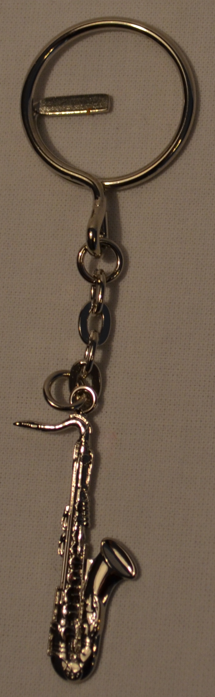 Nyckelring Silver Saxofon