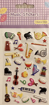 Musikstickers Instrument