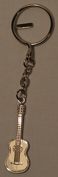 Nyckelring Silver Gitarr