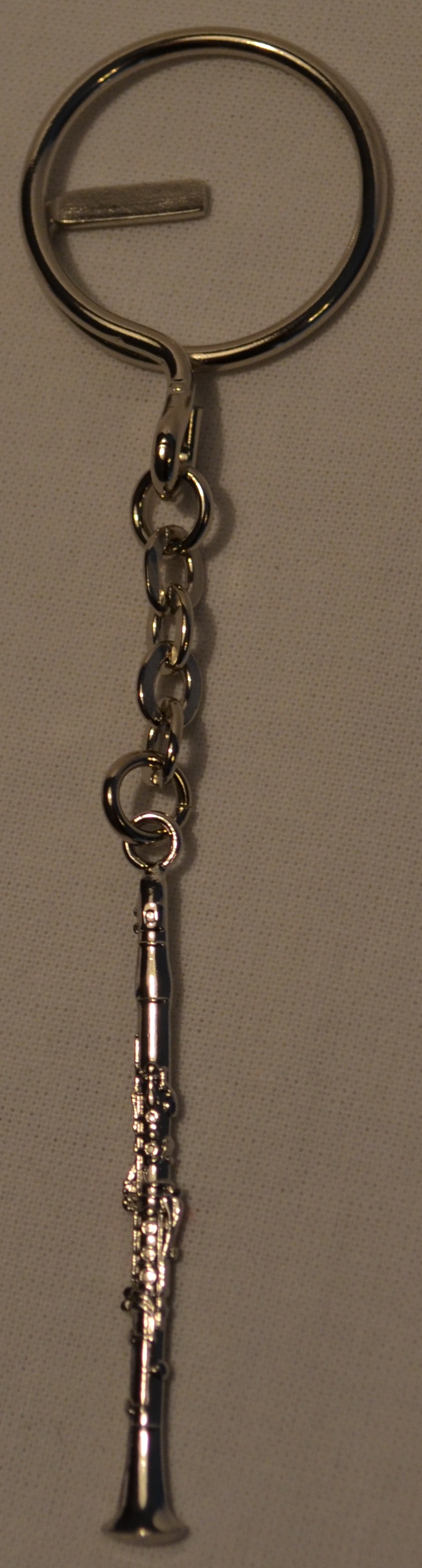 Nyckelring Silver Klarinett