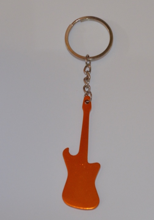 Nyckelring Metallic Gitarr Orange