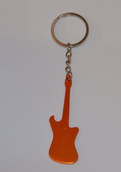 Nyckelring Metallic Gitarr Orange