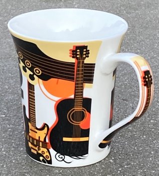 Mugg Gulsvart Gitarr