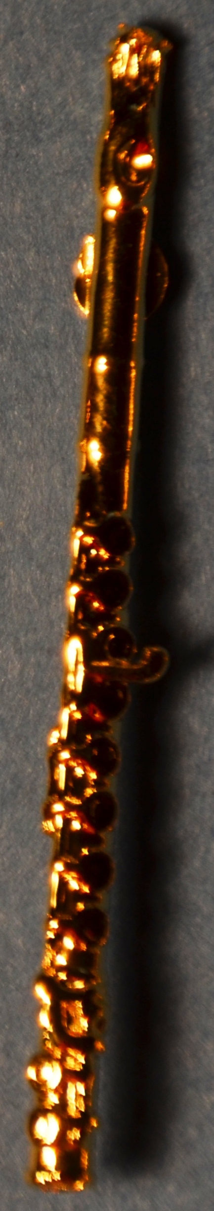 Pin Tvärflöjt Guld