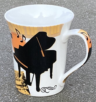 Mugg Gulsvart Piano
