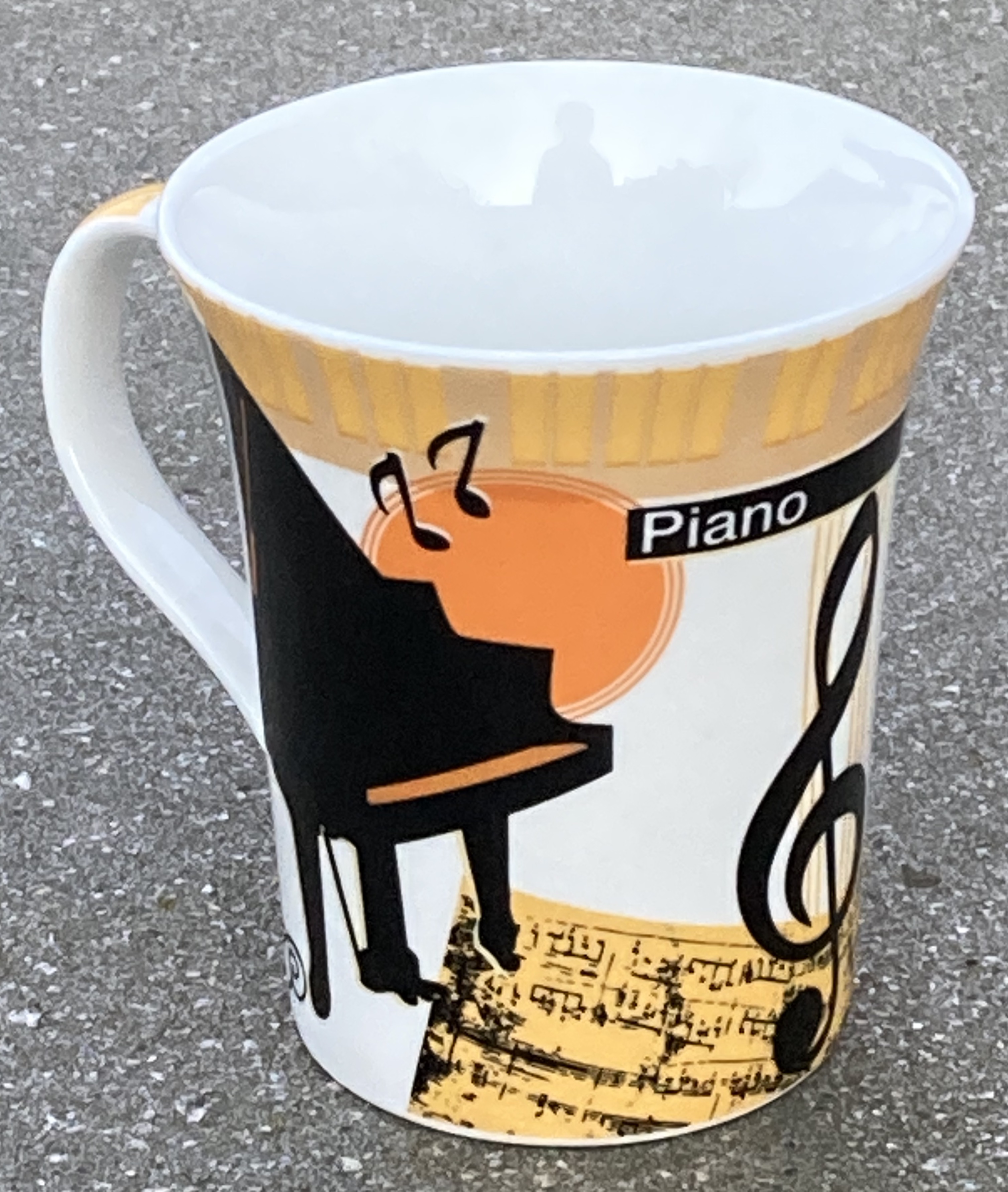 Mugg Gulsvart Piano - 2