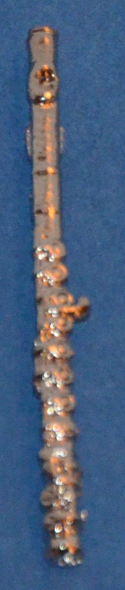 Pin Tvärflöjt Silver