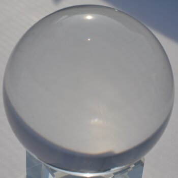 Glaskula Glasklar Bubbelfri 100 mm