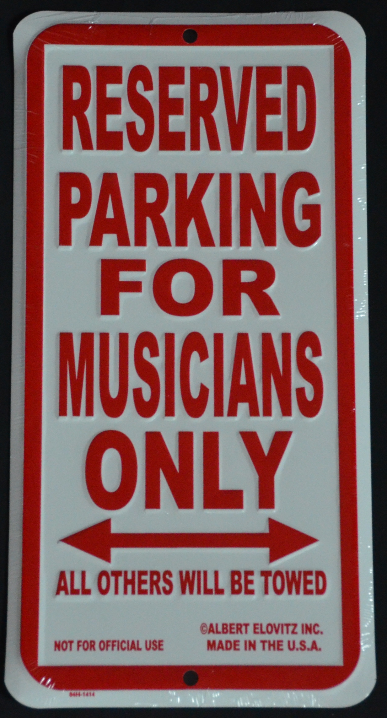Parkeringsskylt Musiker