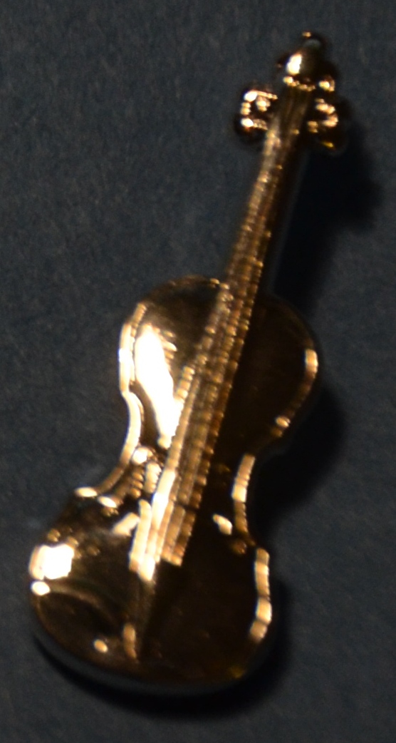 Pin Violin Silver