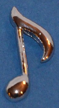 Pin Åttondelsnot Silver