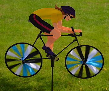Vindspel Cyklist Tjej