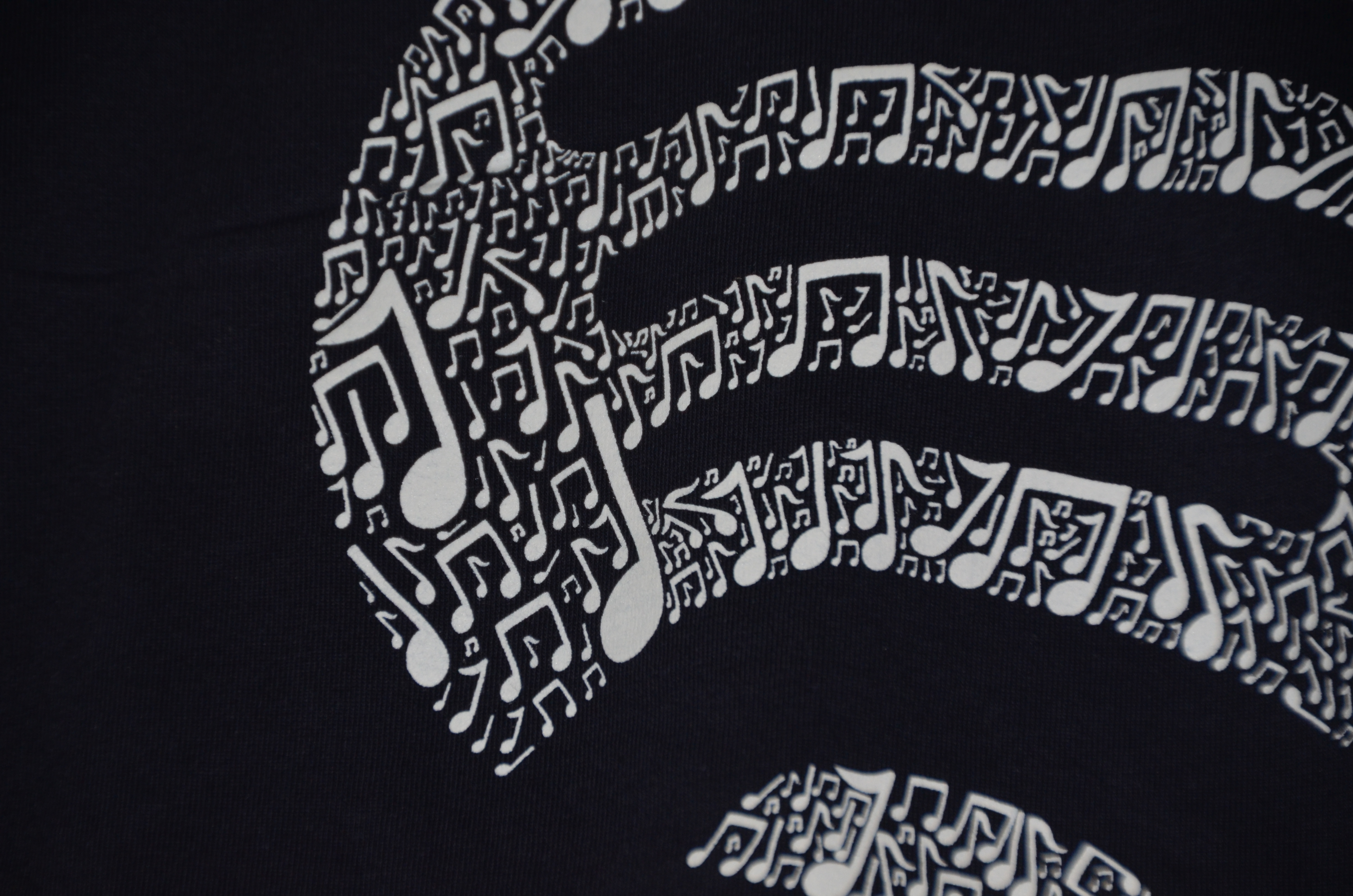 T-Shirt Noter Blå Medium - 2