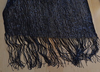 Scarf Glittrande Svart