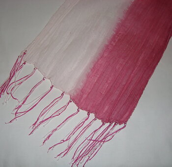Scarf Rosa/Vit