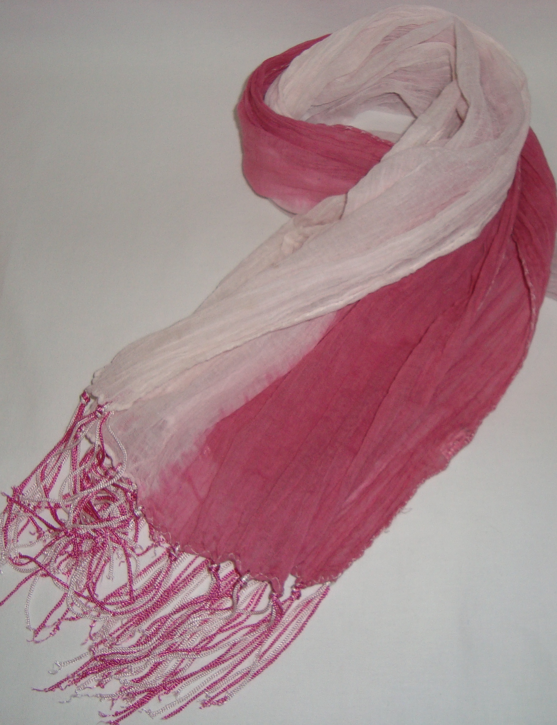 Scarf Rosa/Vit