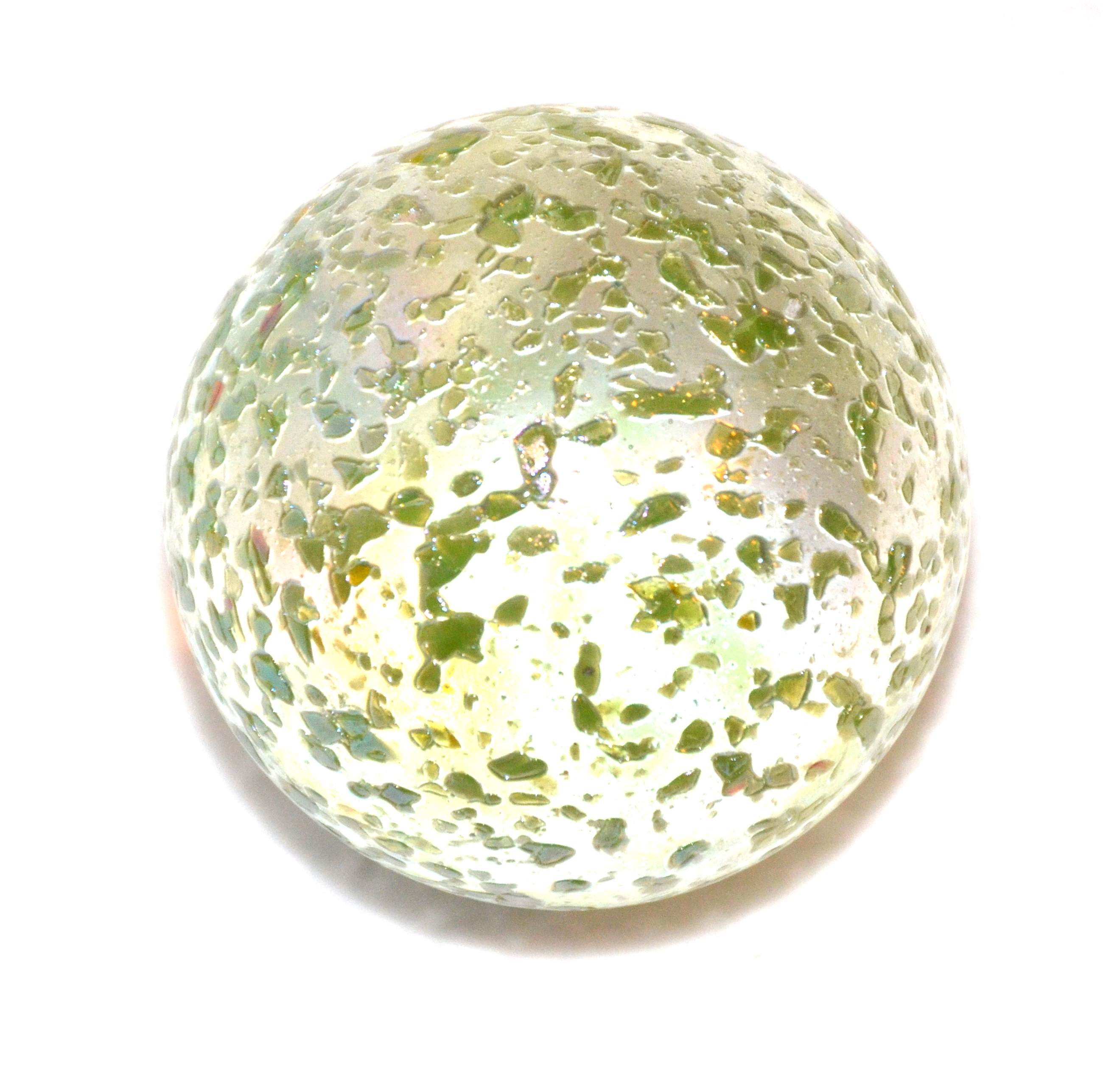 Spelkula Glitter Grön 42 mm