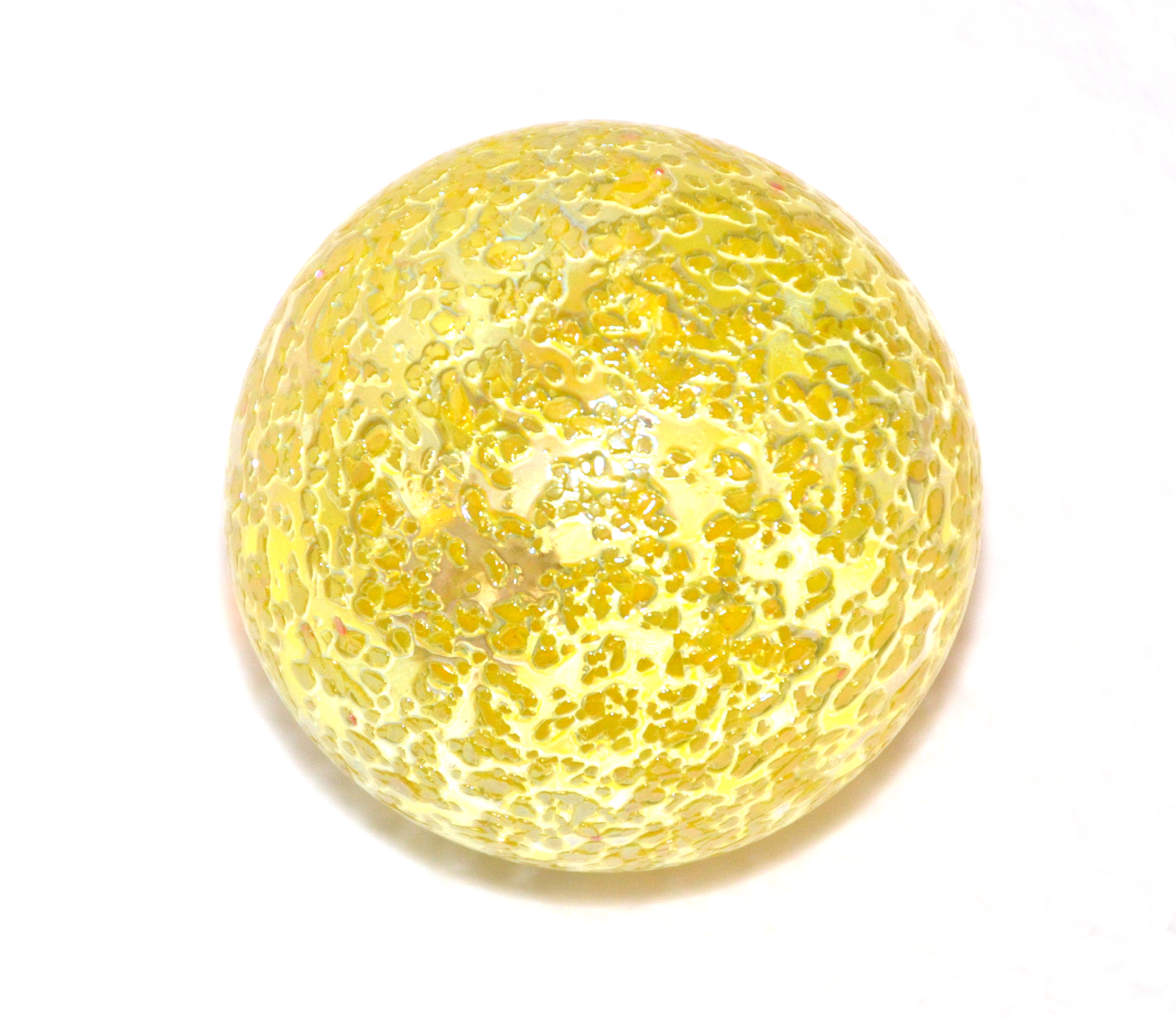 Spelkula Glitter Gul 42 mm