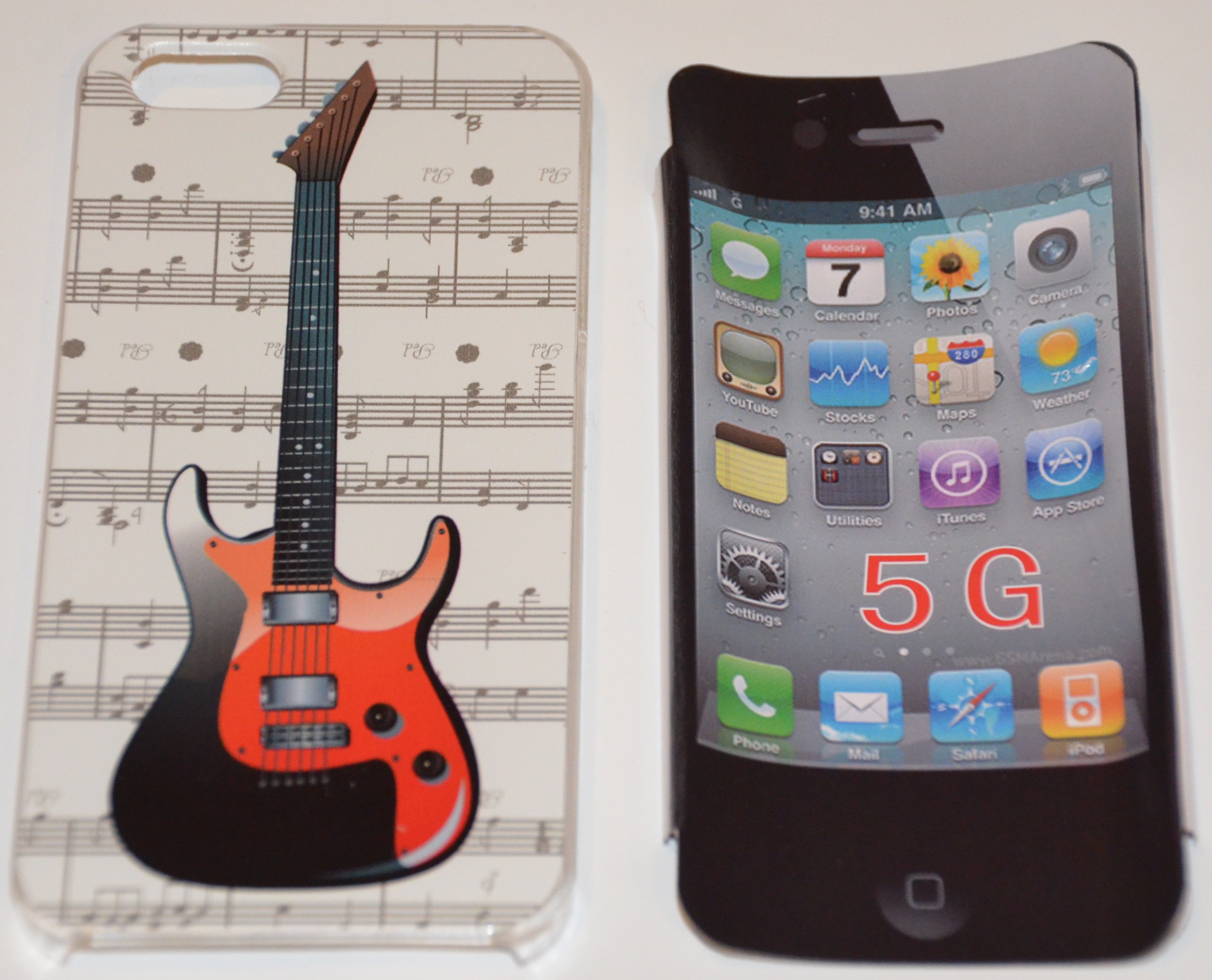 Mobilskal till iPhone 5 Brun Gitarr