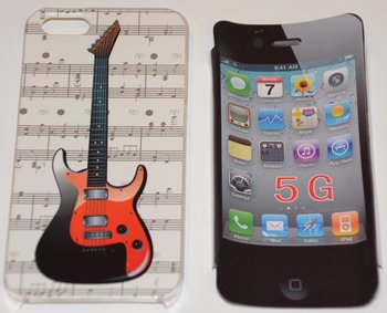 Mobilskal till iPhone 5 Brun Gitarr