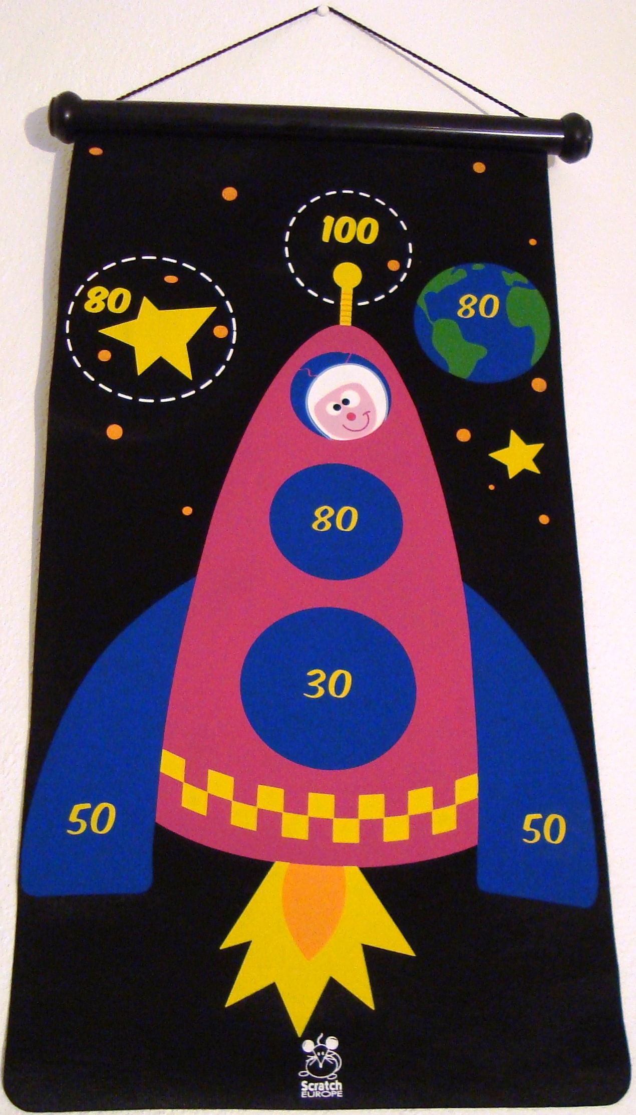 Magnetpiltavla Astronaut/Rymdraket - 2