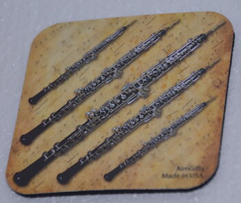 Glasunderlägg Oboe