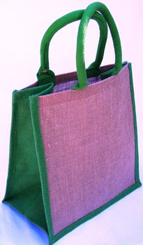 Shoppingkasse Jute Grön