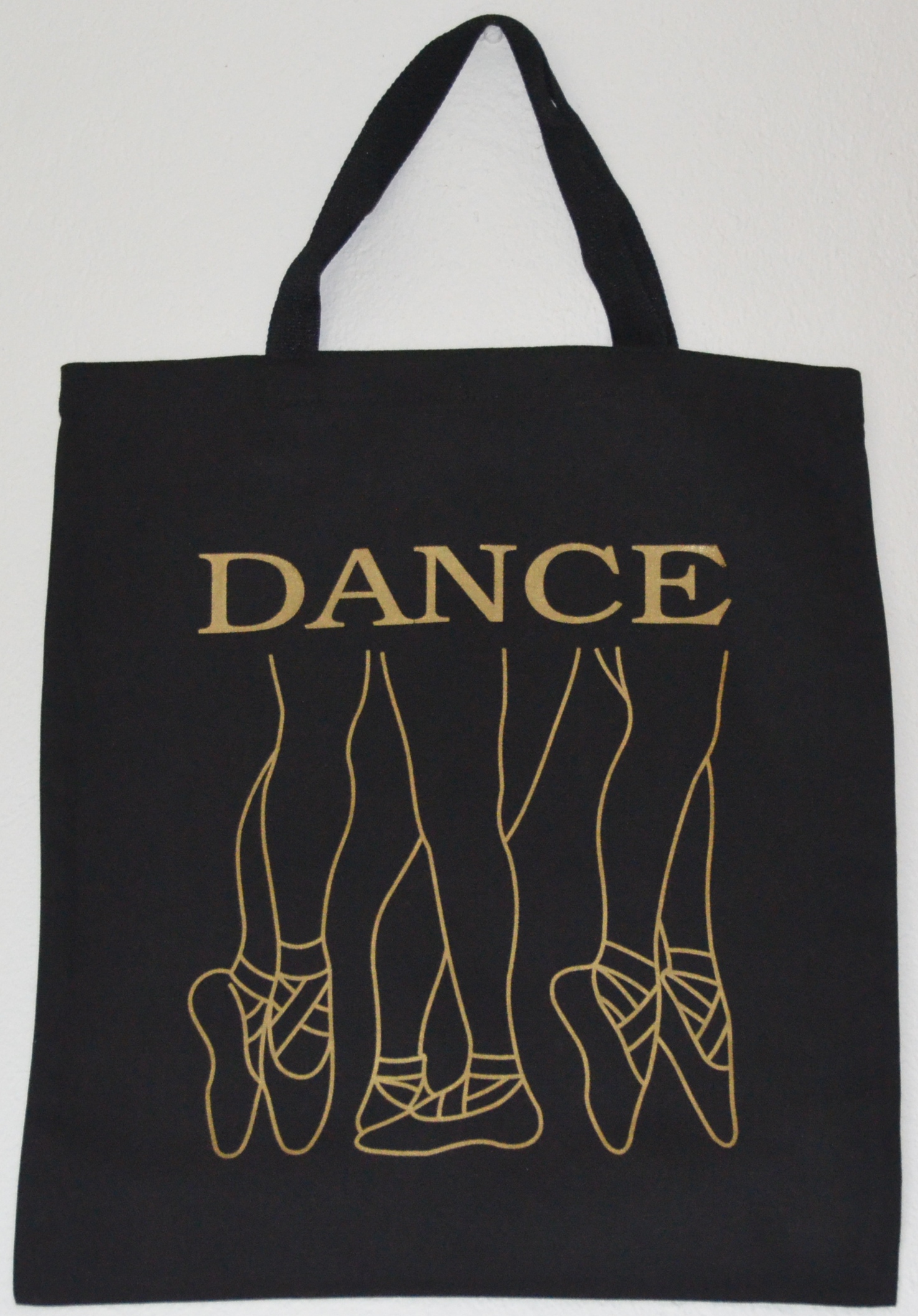 Svart Bomullspåse Dance