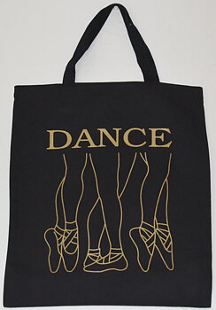 Svart Bomullspåse Dance