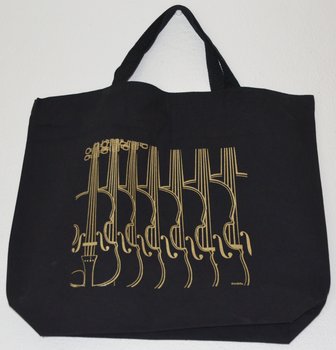 Svart Bomullspåse Violiner