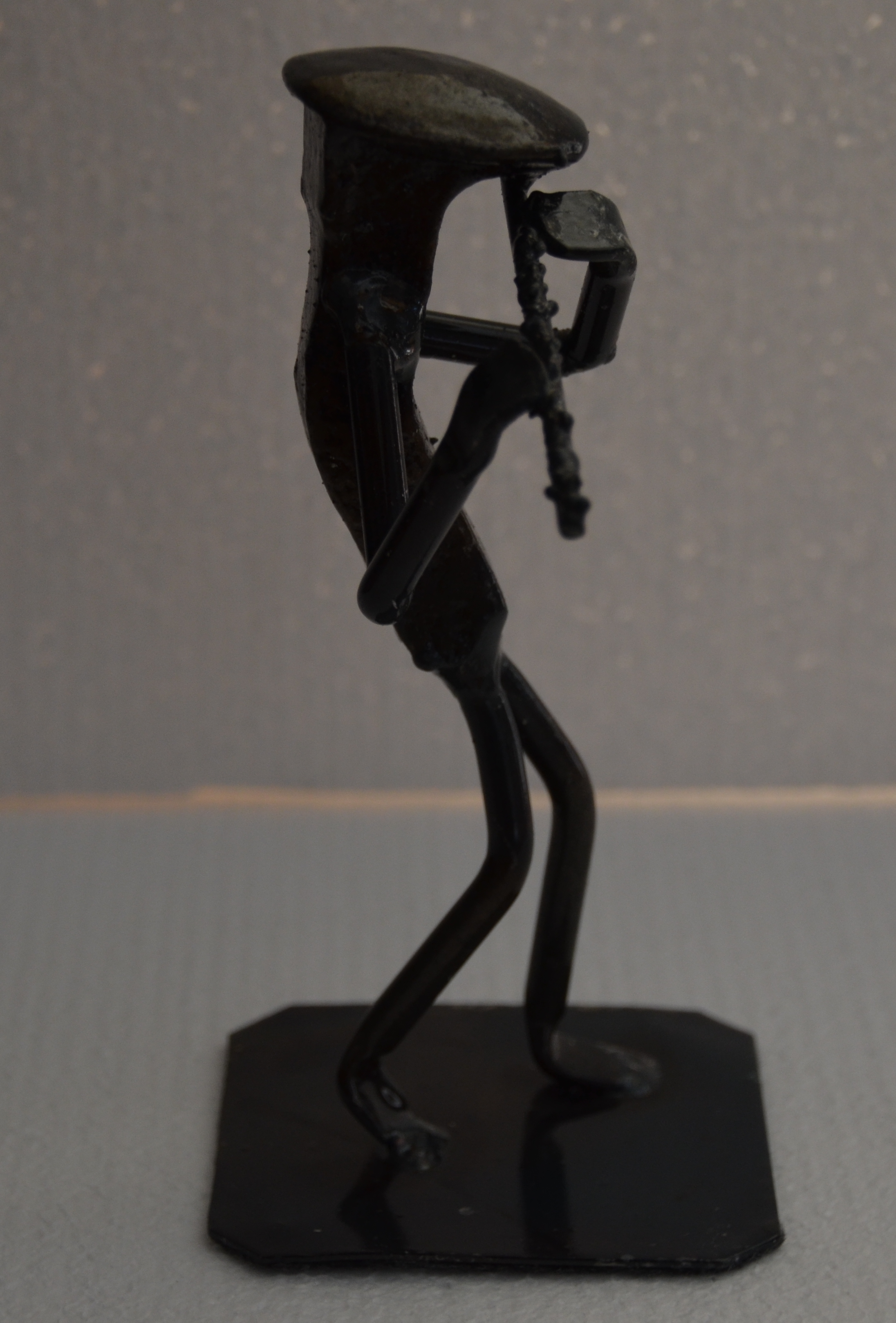 Metallfigur Flöjtist - 2