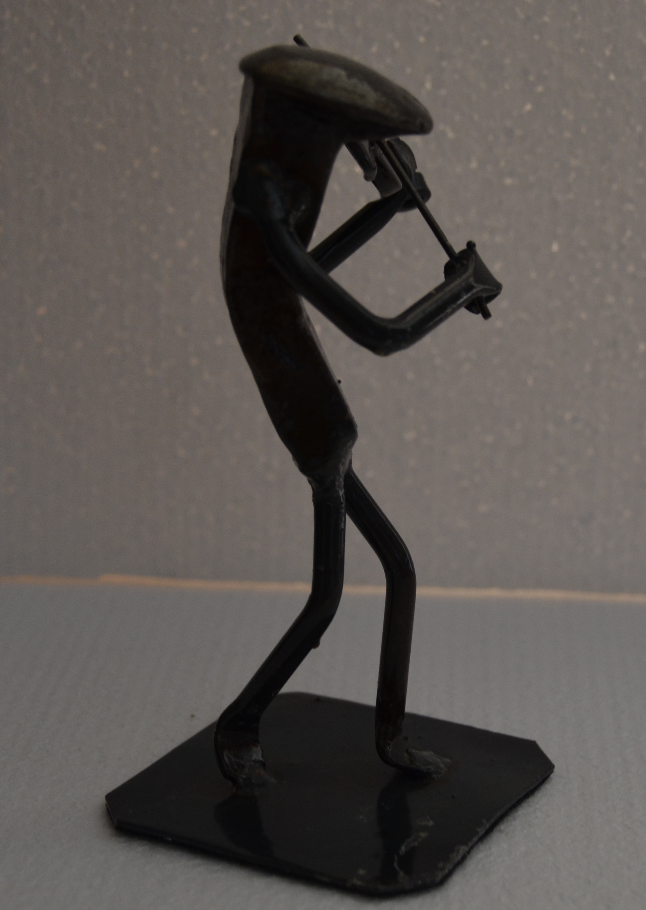 Metallfigur Violinist - 2