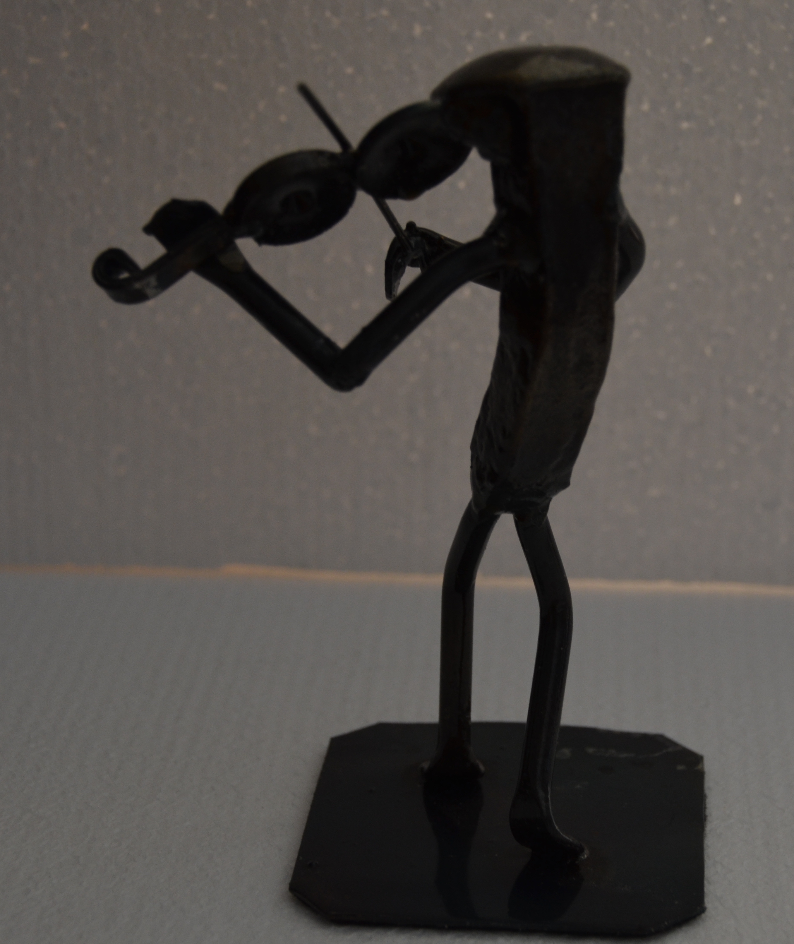 Metallfigur Violinist - 3