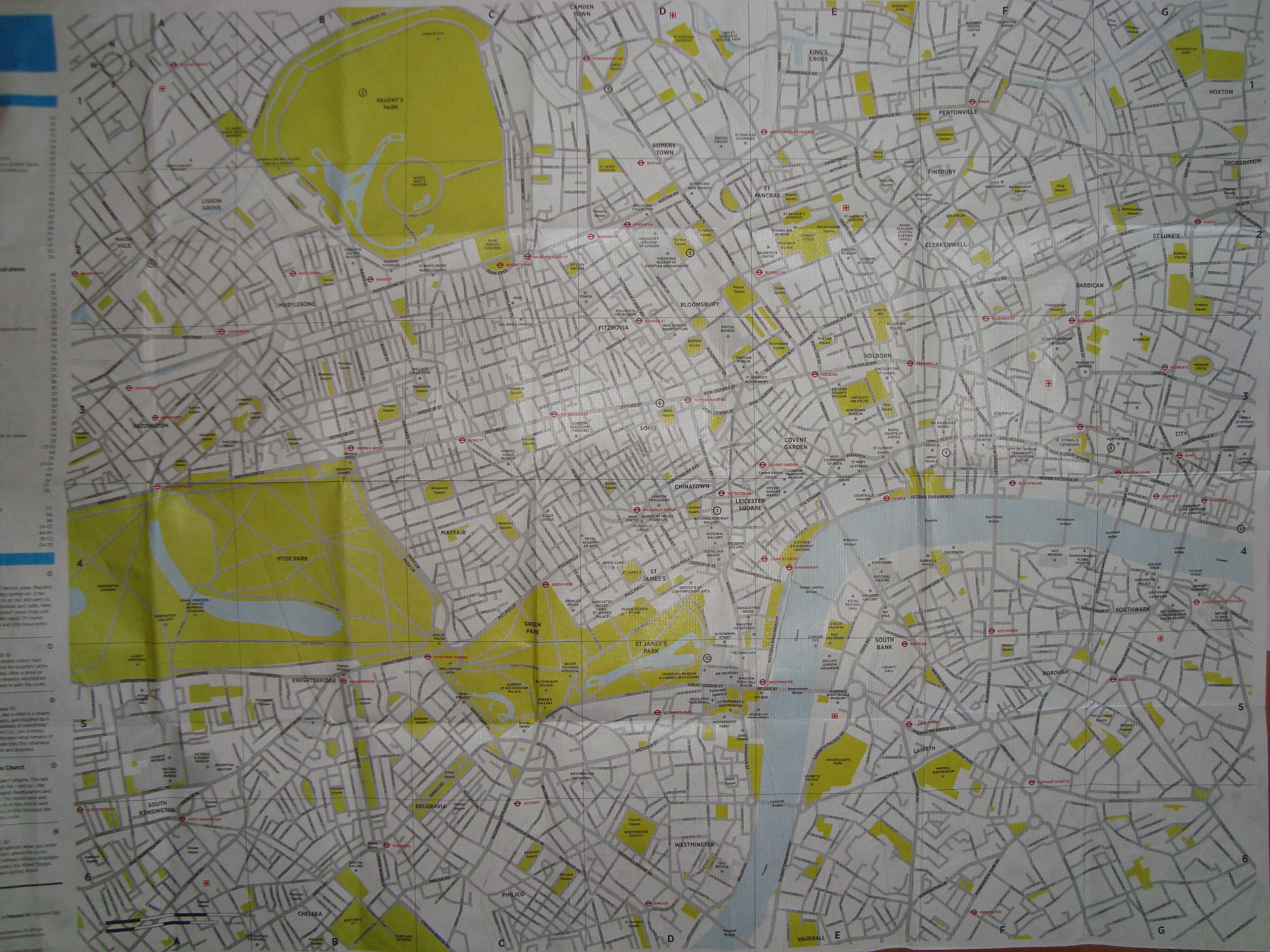 Karta Crumpled City London - 3