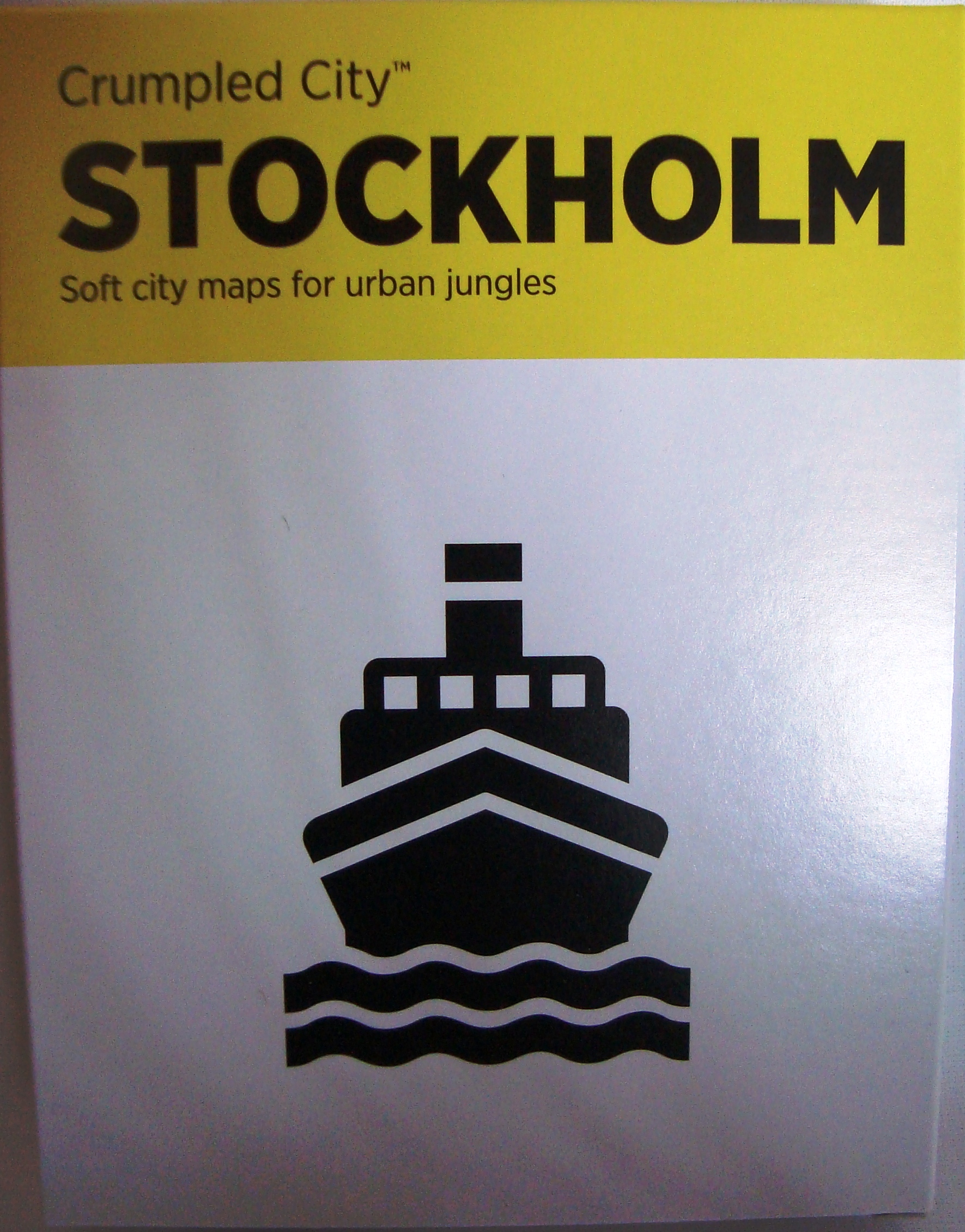 Karta Crumpled City Stockholm - 4
