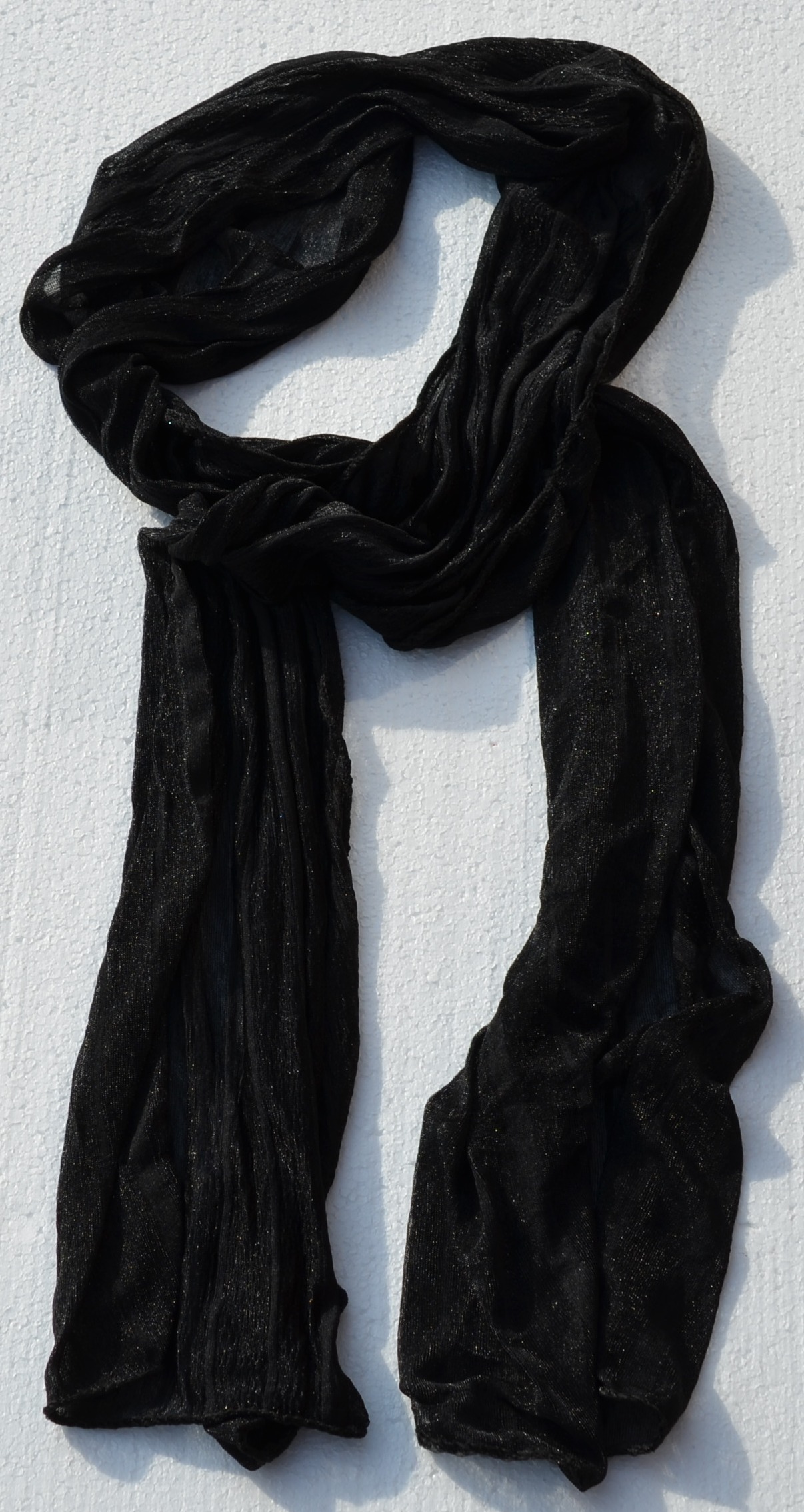 Scarf Skimrande Svart