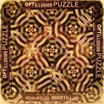 Pussel Optisk Illusion Cirklar