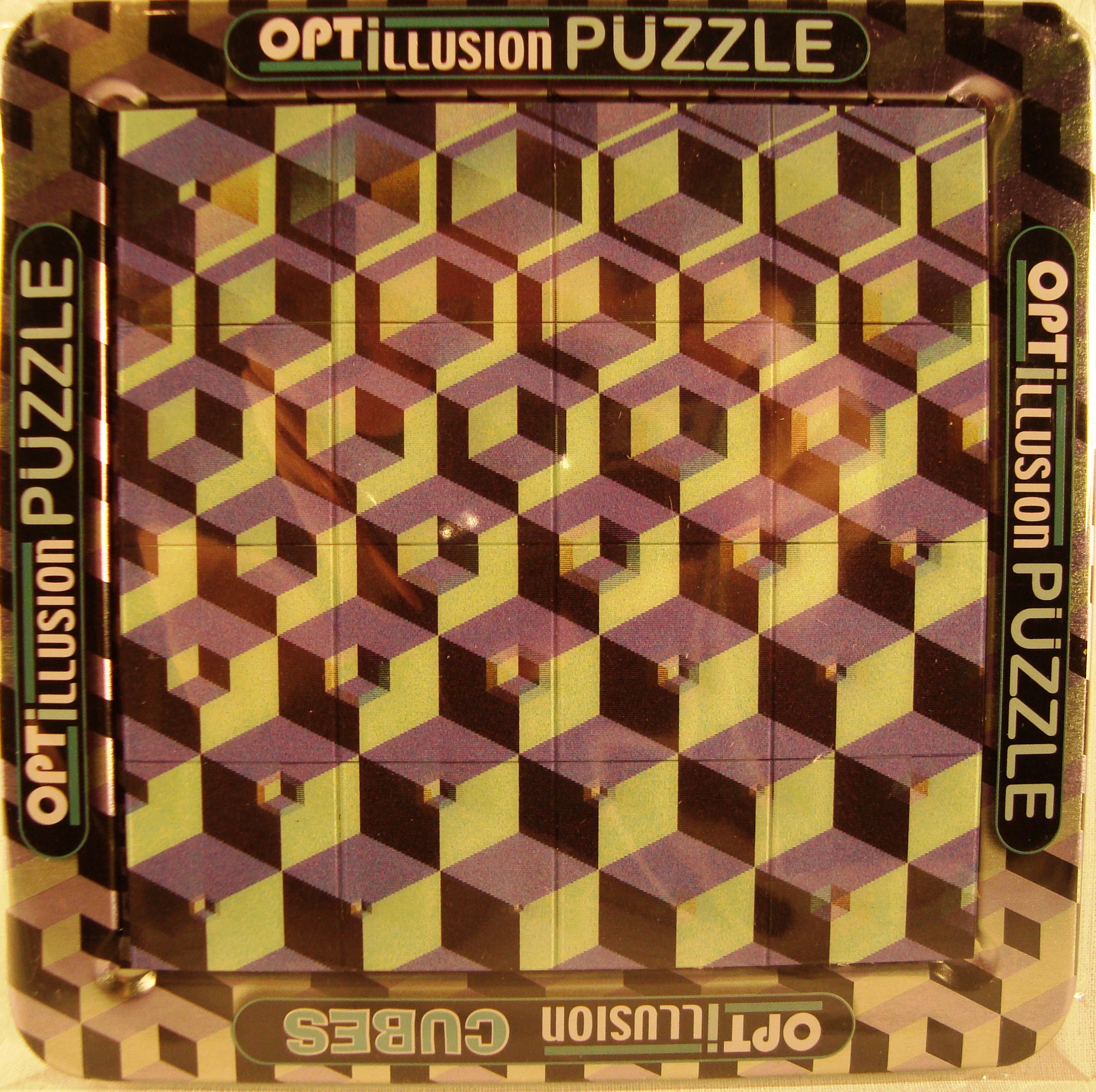 Pussel Optisk Illusion Kuber