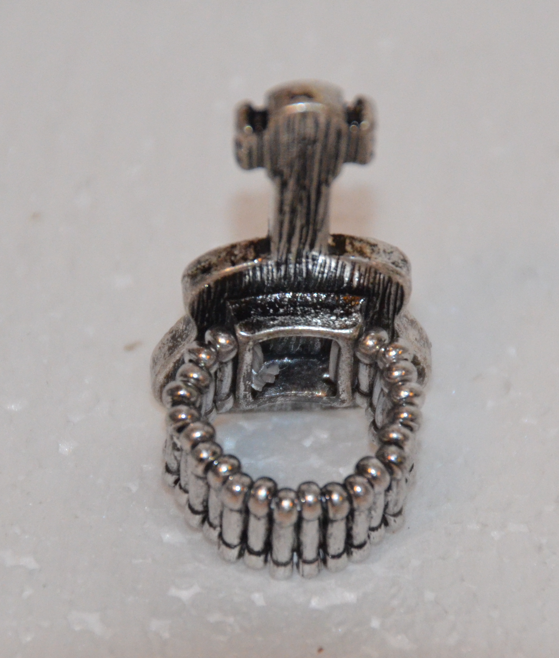 Ring Gitarr Strass Röd - 2