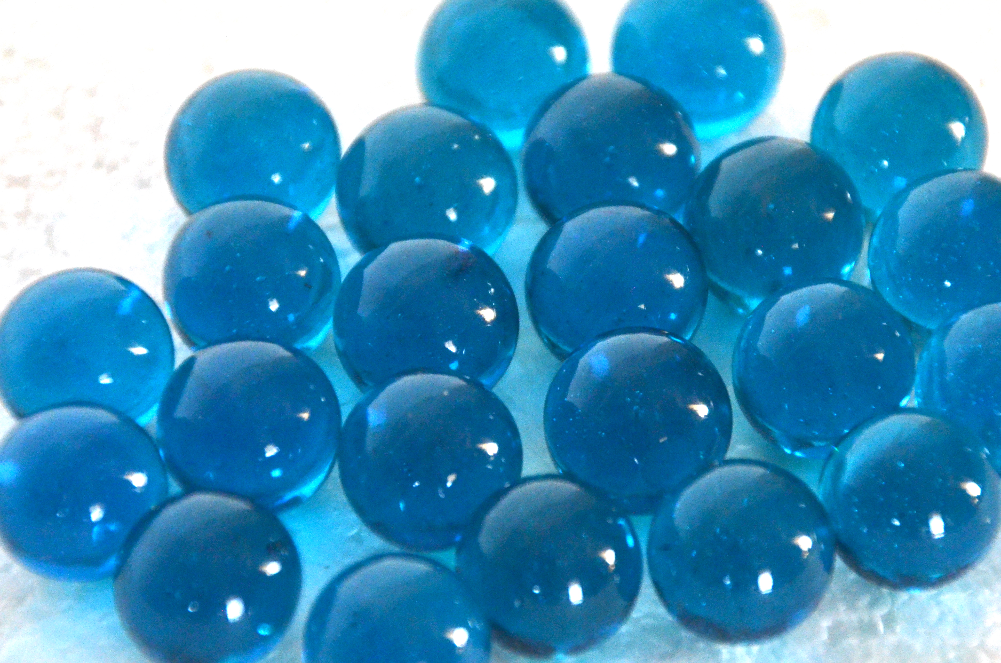 Spelkula Glas Turkos 16 mm