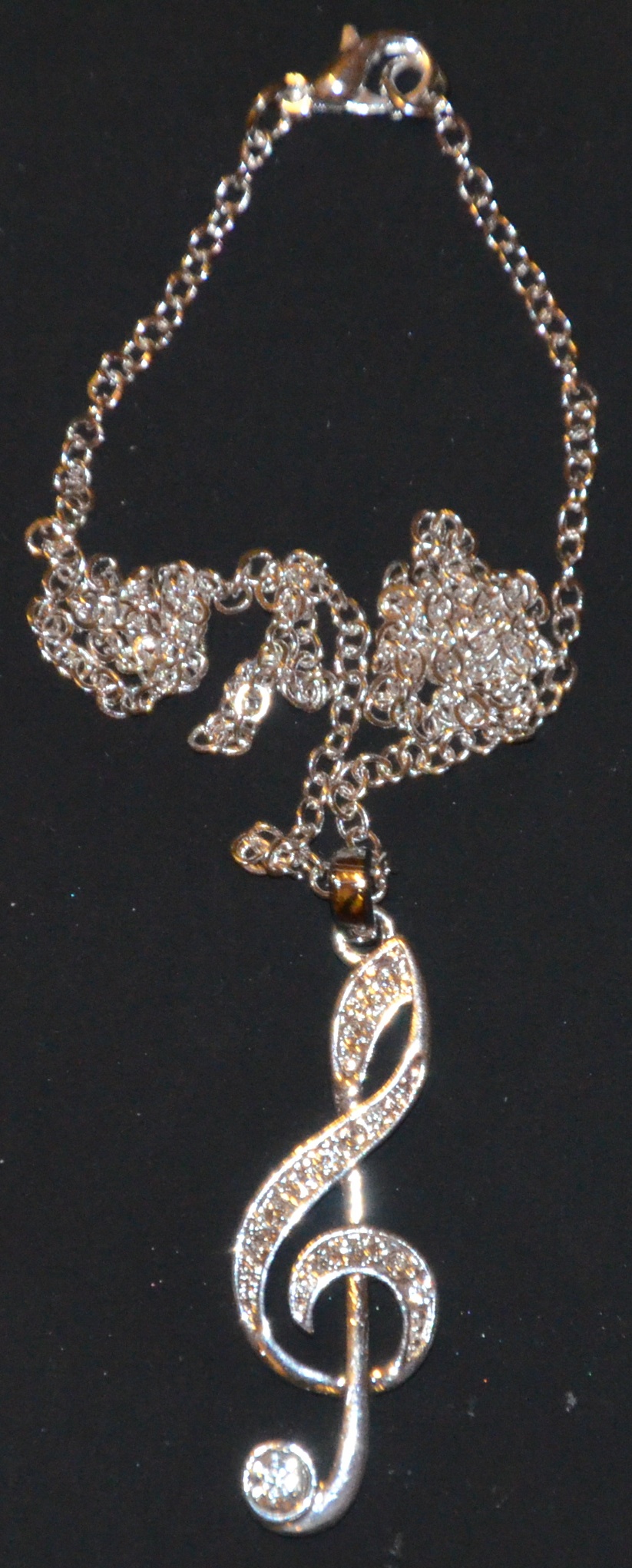 Halsband Strass G-Klav