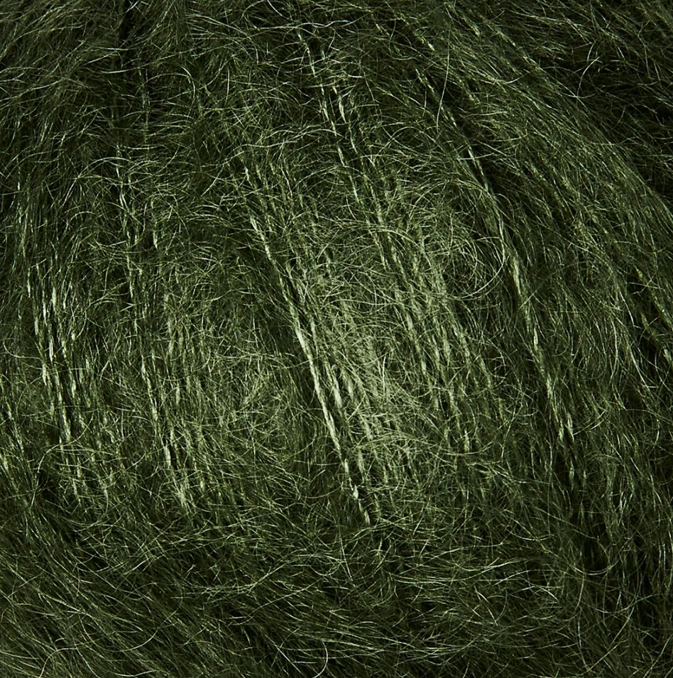 Soft Silk Mohair Bottle Green  25g Knitting for Olive - 2