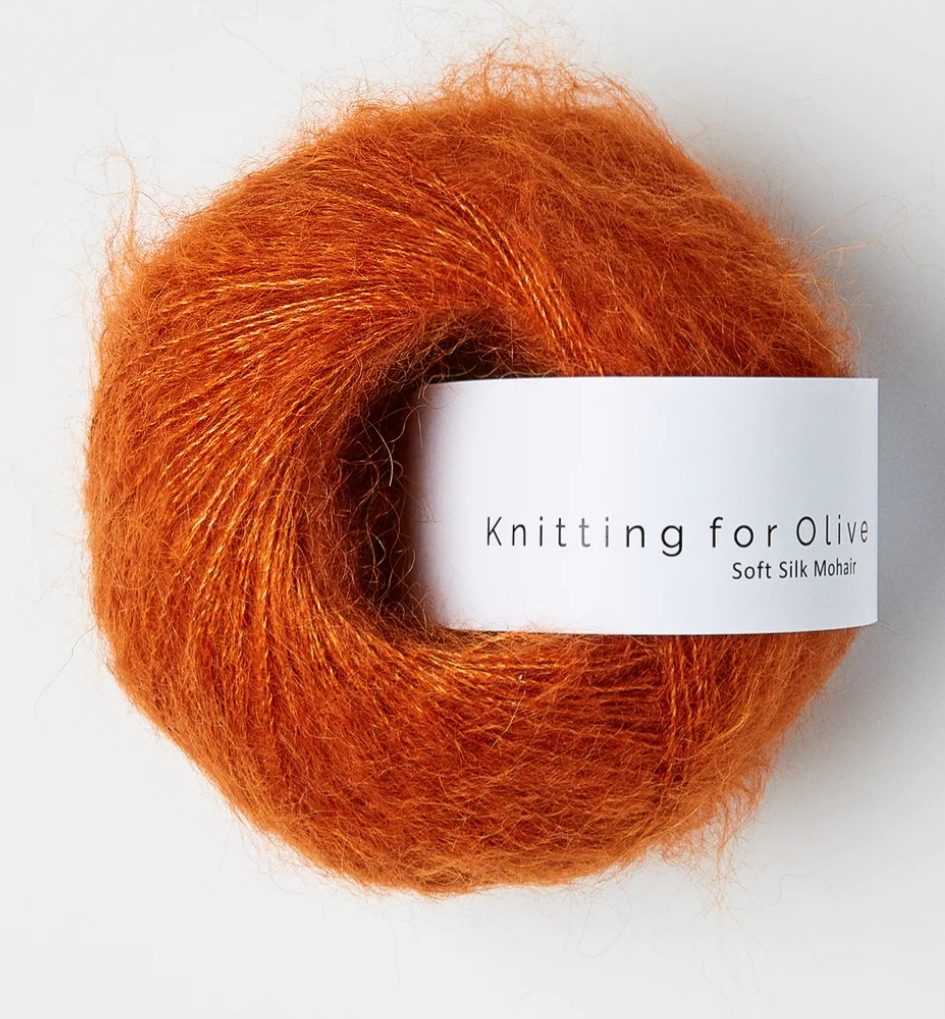 KFO Soft Silk Mohair Burnt Orange 25g