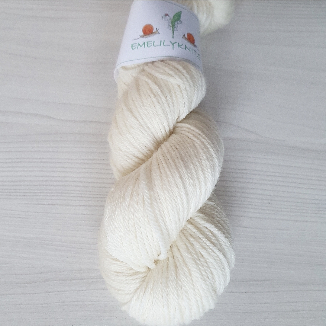 Merino DK 100g  Plain White