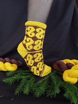 Garnpaket Lusse Lelle Sockar  