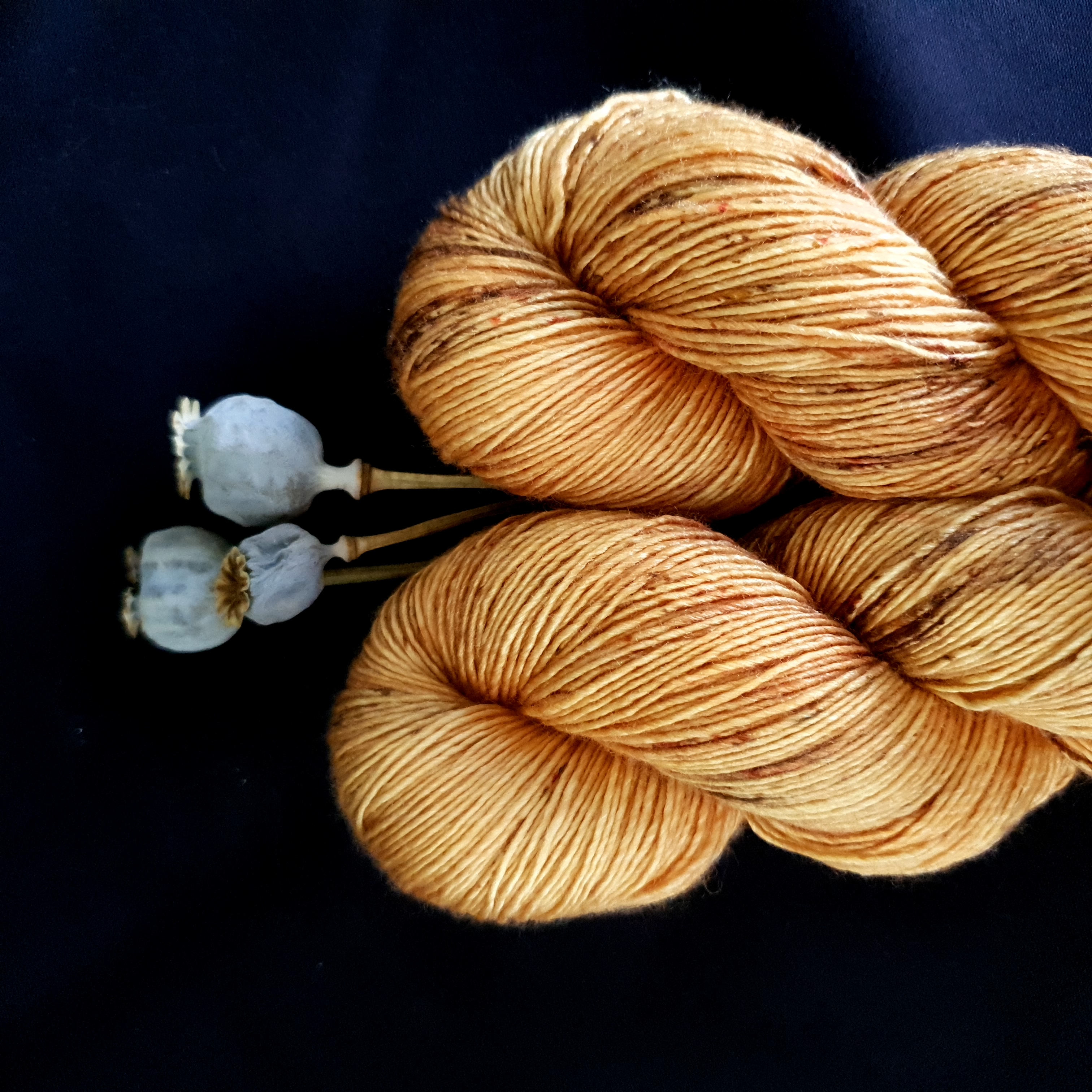 Emelilyknits Dreamy Silk 100g Freckled Pumpkin