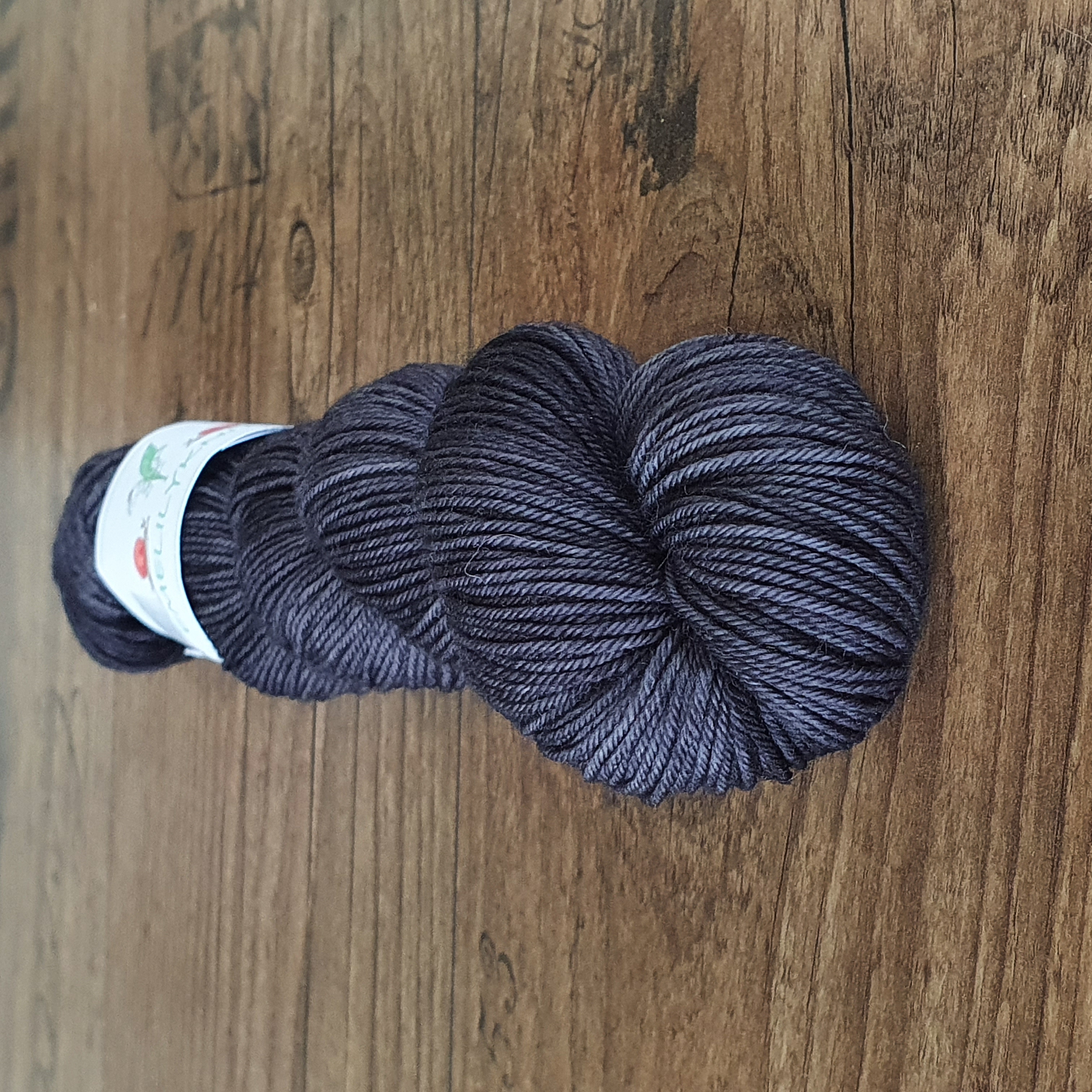 Handfärgat Sockgarn 50g  Ghost