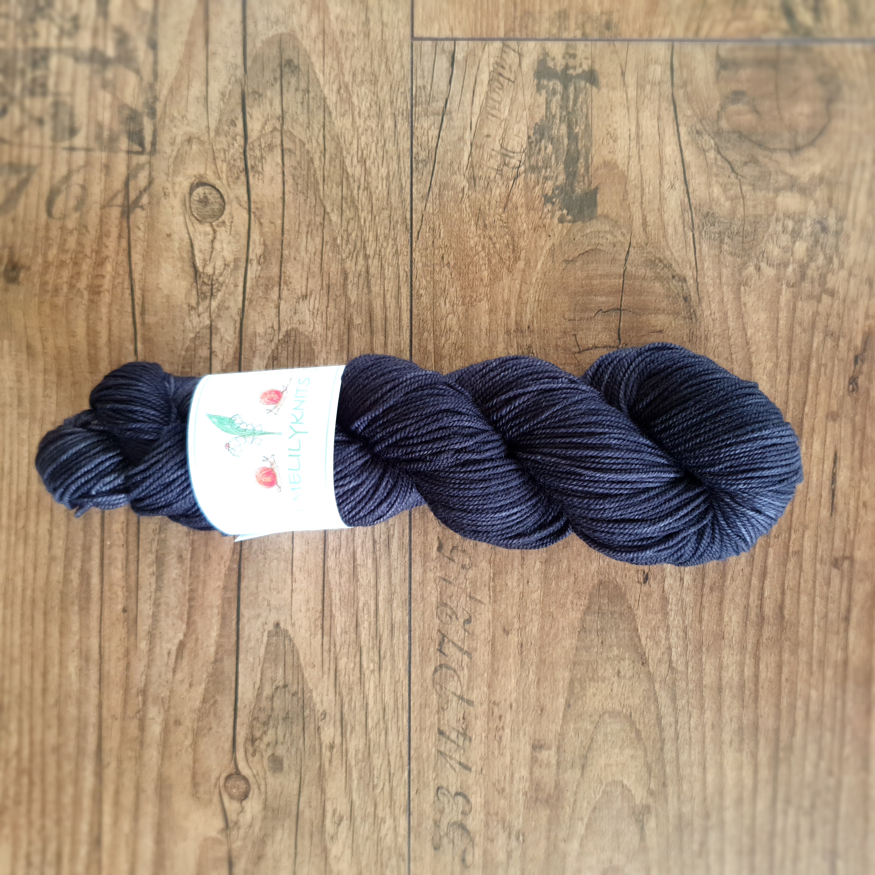 Handfärgat Merino Sport 100g  Ghost - 2